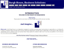 Tablet Screenshot of burghhouse.com